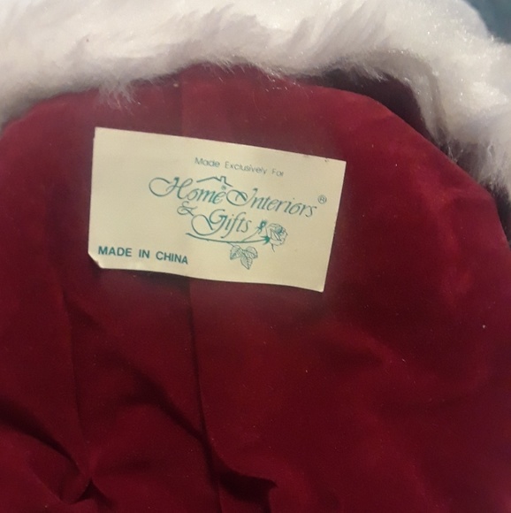 Home Interiors Vintage Shelf Sitting Santa Plush - Picture 4 of 4